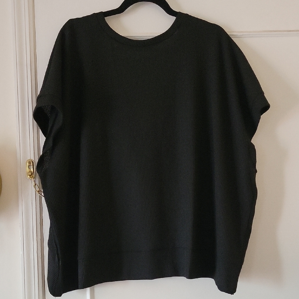 Shein Open Back Blouse